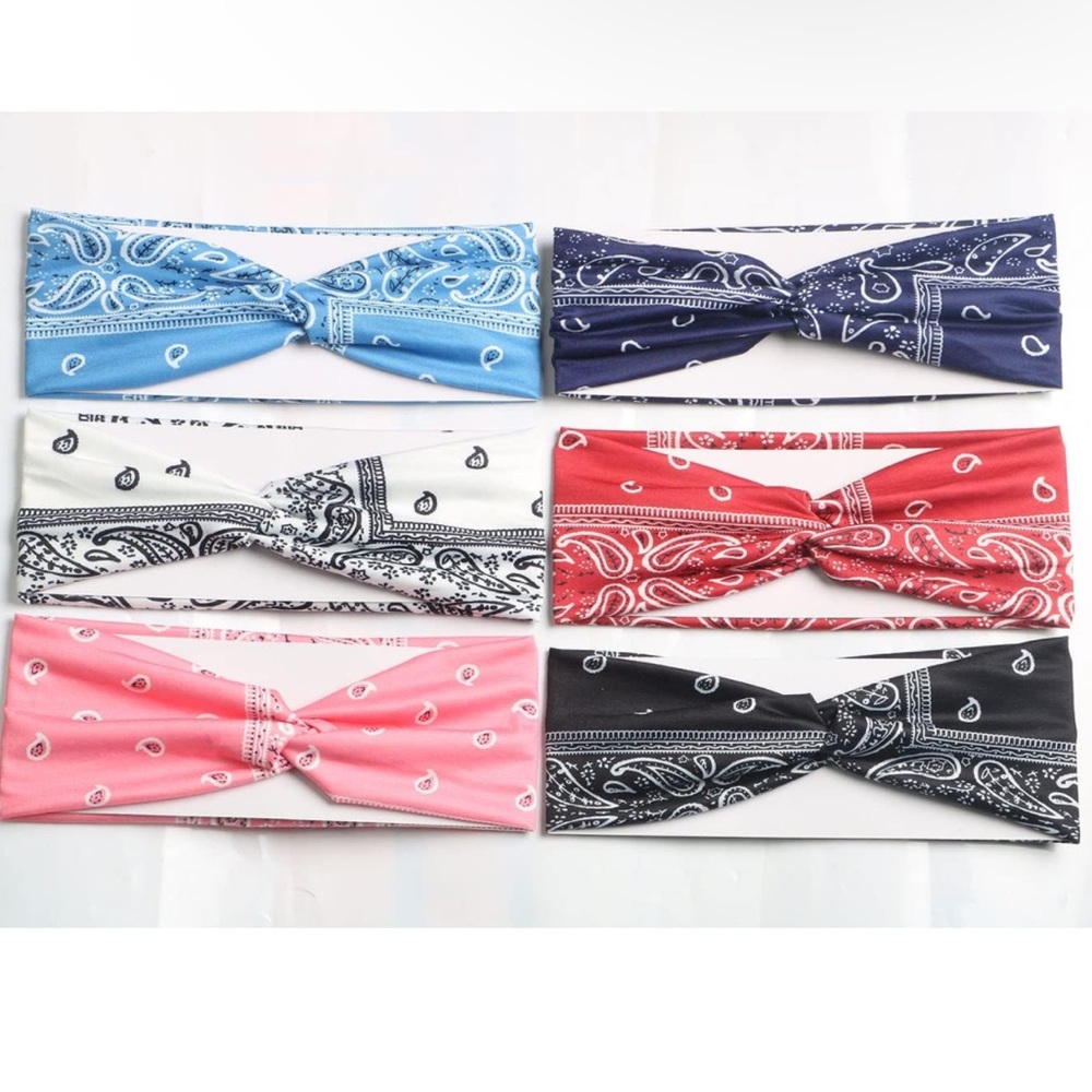 Boho Headbands Criss Cross Head Wrap,Wide Top Knot Turban Hair Band